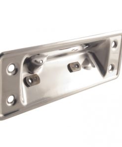 64 - 72 Ford Truck Tailgate Release Handle Mounting Plate - Stainless Steel - Styleside